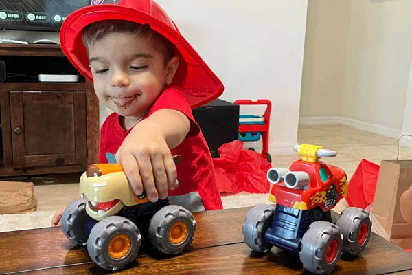 Photograph of baby Cyrus on his second birthday