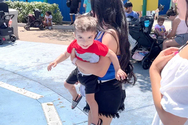 Photograph of baby Cyrus on his second birthday