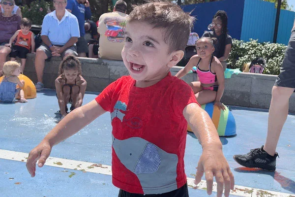 Photograph of baby Cyrus on his second birthday