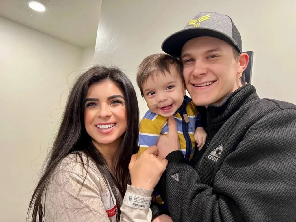 Happy Baby Cyrus with Marissa and Levi