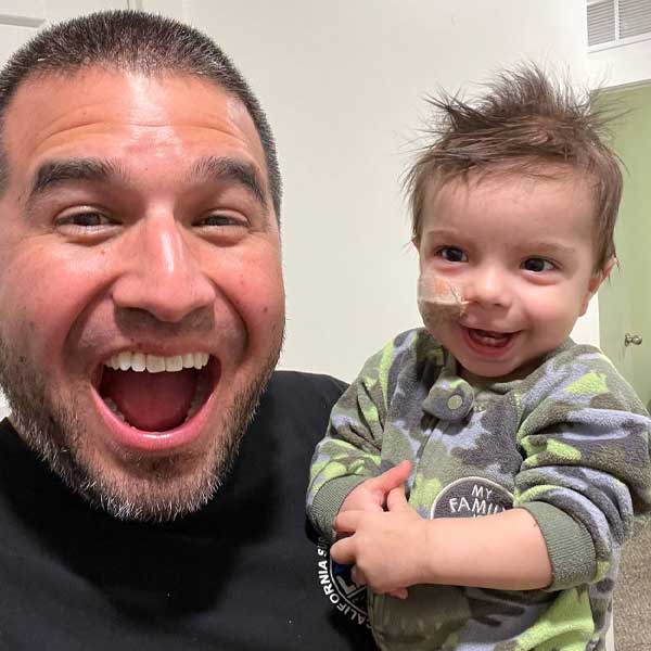 Photograph of Baby Cyrus and Diego