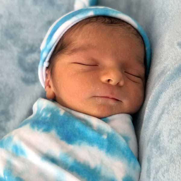 Photograph of Baby Cyrus asleep