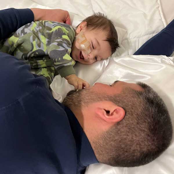 Photograph of Baby Cyrus and Diego
