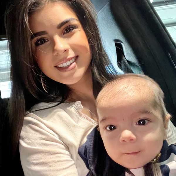 Photograph of Baby Cyrus and mom