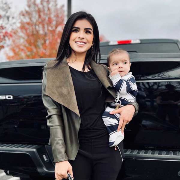 Photograph of Baby Cyrus and mom