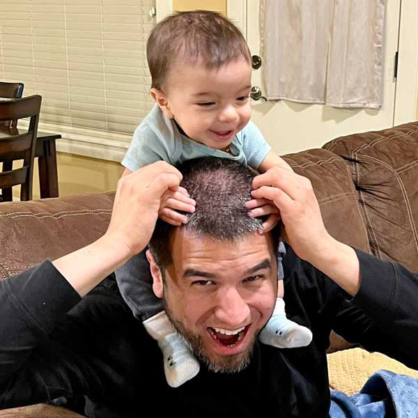 Photograph of Baby Cyrus and Diego